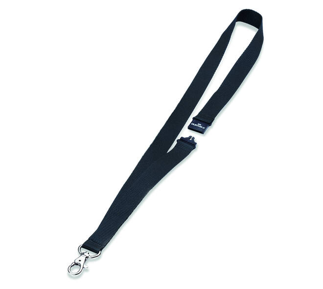 Textielkoord Durable ECO met karabijnhaak 10 stuks