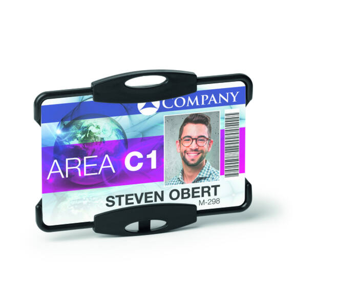 Badge Durable ECO voor 1 kaart 10 stuks