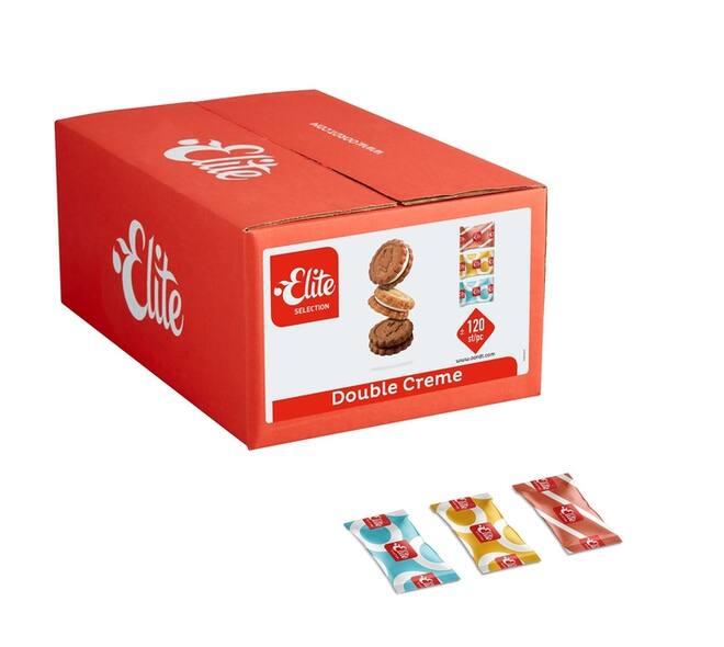 Koekjes Elite Selection Double Crème mix 120 stuks