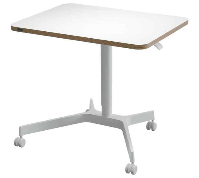 Zit-sta bureau Leitz Ergo compact wielen