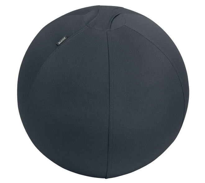 Actieve zitbal Leitz Ergo 55cm anti-rol donkergrijs
