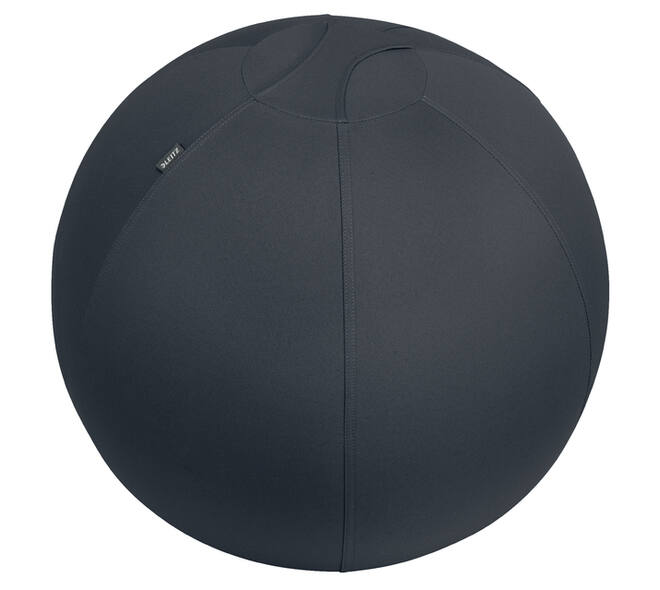 Actieve zitbal Leitz Ergo 65cm anti-rol donkergrijs