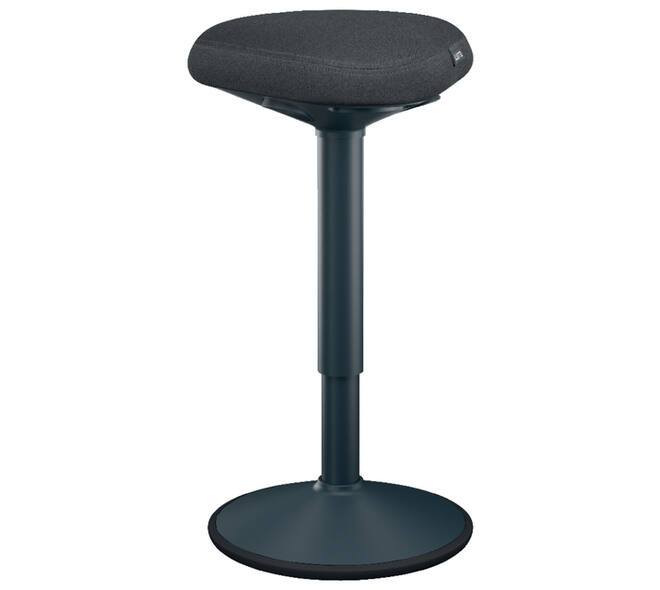 Actieve zit-stakruk Leitz Ergo met gasveer 57-82cm zwart
