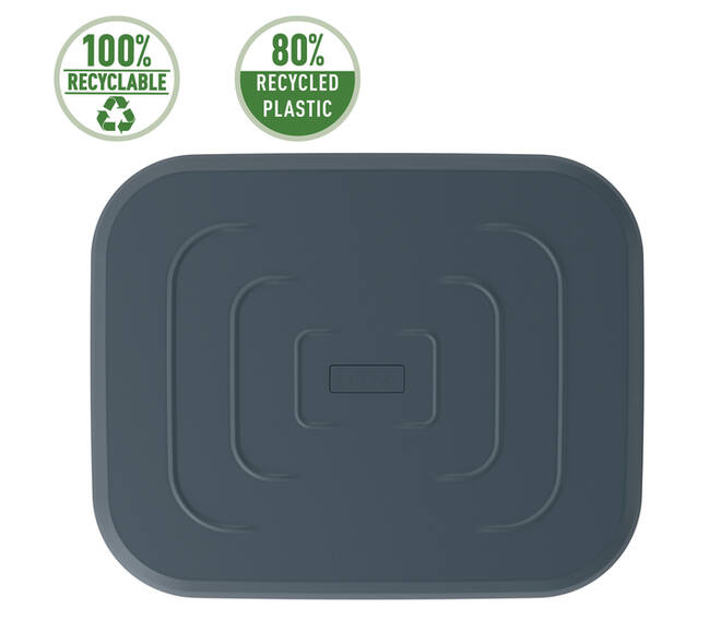 Voetensteun Leitz Ergo verstelbaar gerecycled grijs