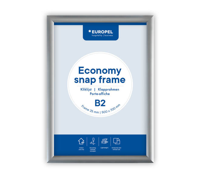 Kliklijst Europel Economy B2 zilver