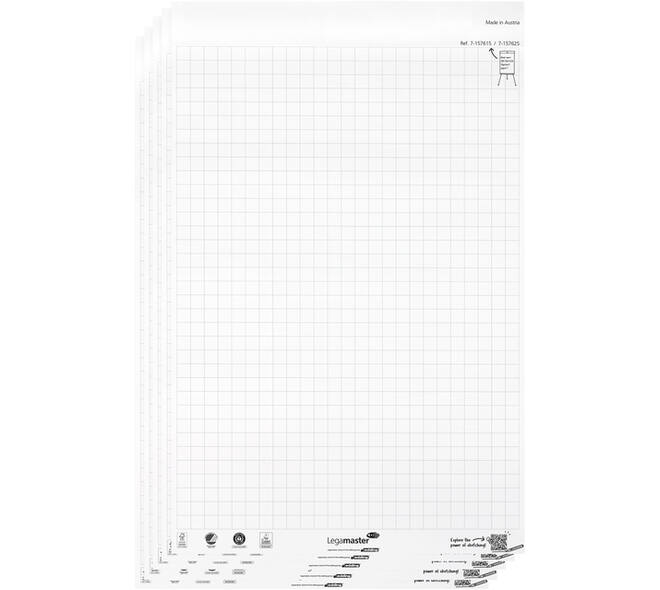 Flipoverpapier Legamaster SKETCH ECO raster 5x 20 vellen