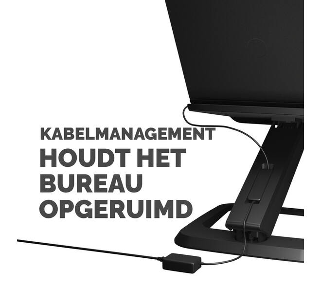 Laptopstandaard Fellowes Hana LT zwart