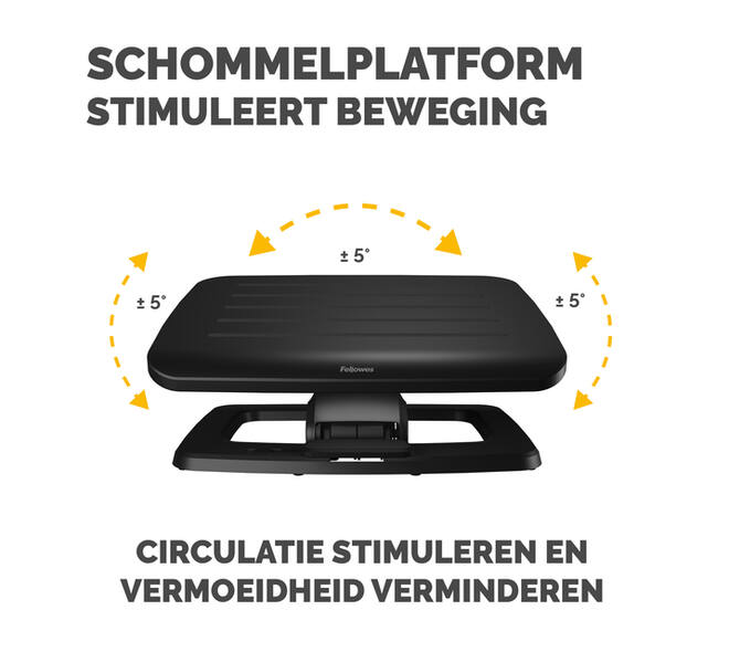 Voetensteun Fellowes Hana LT zwart
