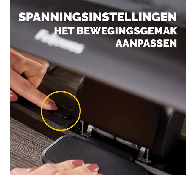 Voetensteun Fellowes Hana LT zwart