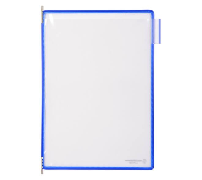 Zichtpaneel Tarifold A4 verticaal blauw 10 stuks