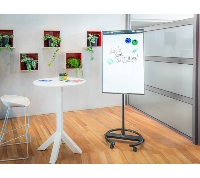 Flipover Legamaster SKETCH EASY mobiele ronde voet
