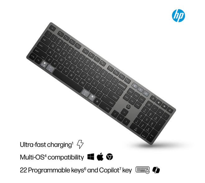 Toetsenbord HP 725 oplaadbaar QWERTY