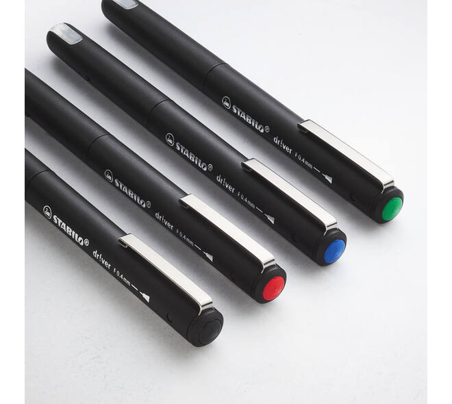 Fineliner STABILO dr!ver fijn groen