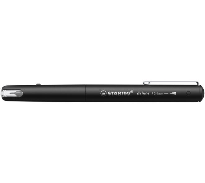 Fineliner STABILO dr!ver fijn zwart