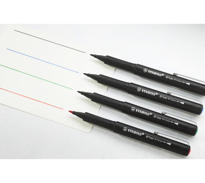 Fineliner STABILO dr!ver medium blauw