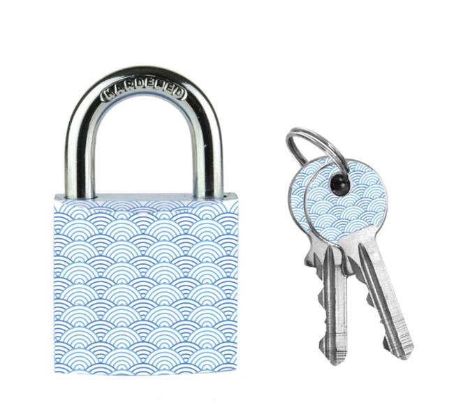 Hangslot Masterlock 30mm golven motief