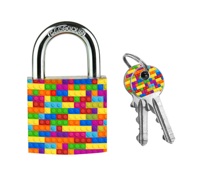 Hangslot Masterlock 30mm 4 patronen assorti