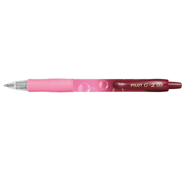 Gelschrijver PILOT G-2 Bubble roze medium blauwschrijvend