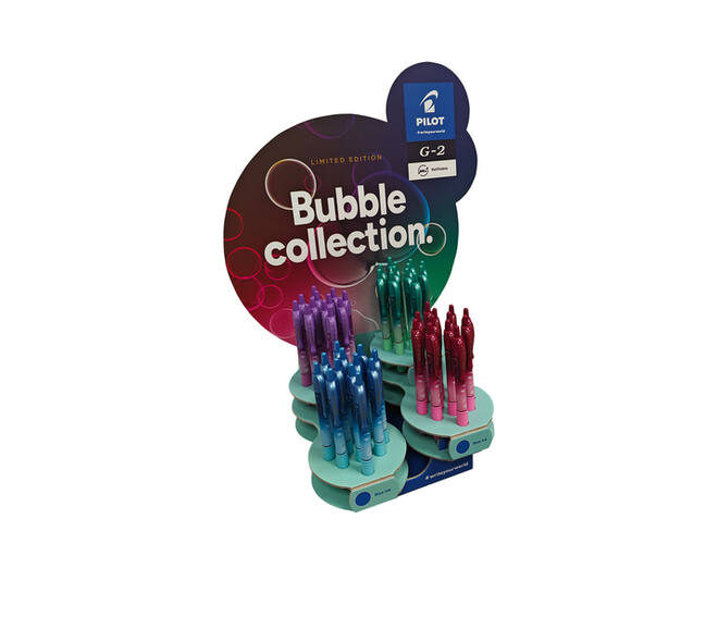 Gelschrijver PILOT G-2 Bubble assorti medium blauwschrijvend