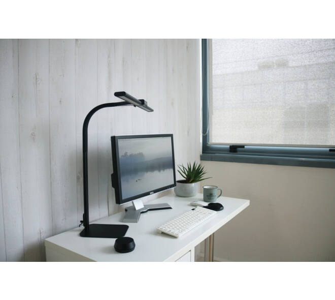 Bureaulamp Unilux Strata base led zwart