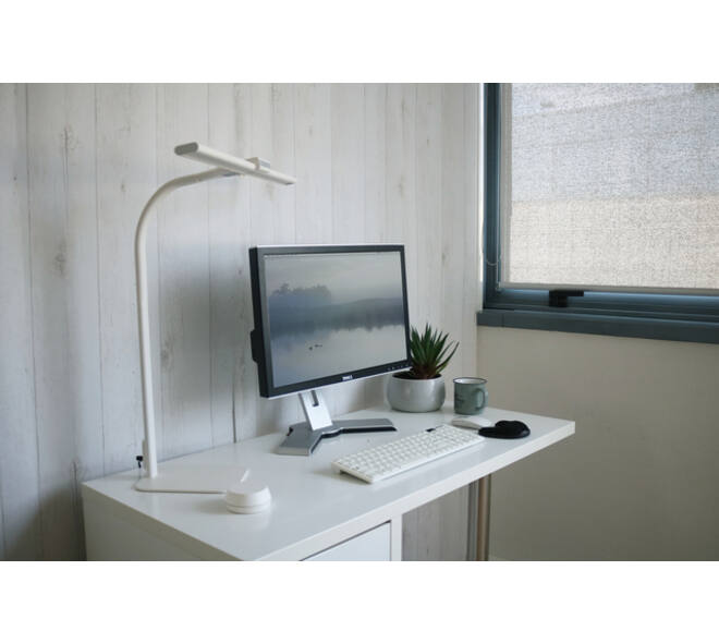 Bureaulamp Unilux Strata base led wit