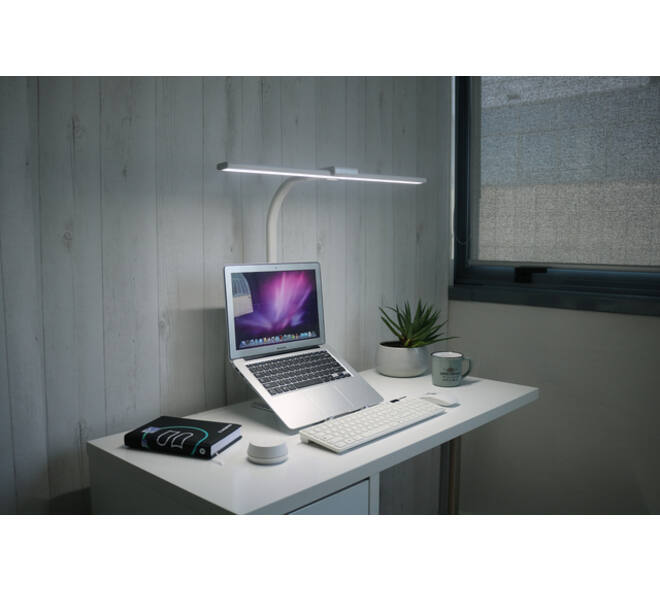 Bureaulamp Unilux Strata base led wit