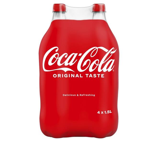 Frisdrank Coca Cola regular petfles 1.5 liter