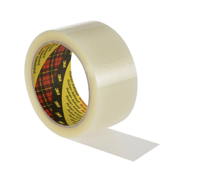 Verpakkingstape Scotch 371 48mmx66m transparant PP