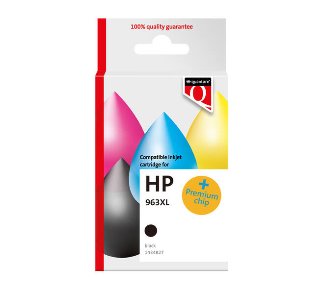 Inktcartridge Quantore alternatief tbv Hp 963XL 3JA30AE hc zwart