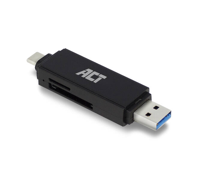 Kaartlezer ACT USB-C/USB-A 3.0