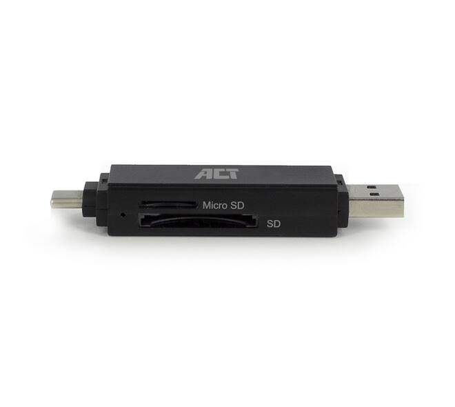 Kaartlezer ACT USB-C/USB-A 3.0