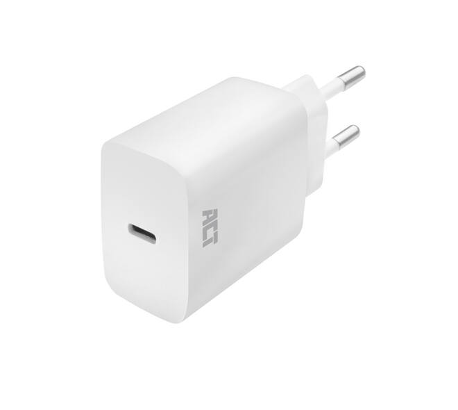 Oplader ACT USB-C 1-poort 20W Power Delivery