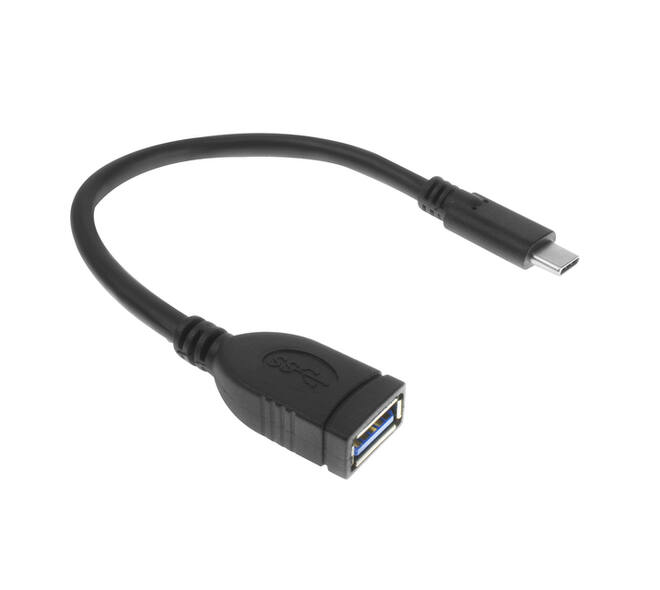 Kabel ACT USB 3.0 OTG USB-C male naar USB-A female
