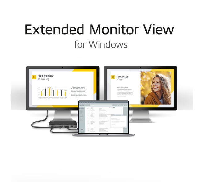 Dockingstation ACT USB-C 4K MST voor 2 HDMI monitoren