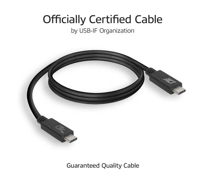Kabel ACT USB4 40Gbps USB-C USB-IF