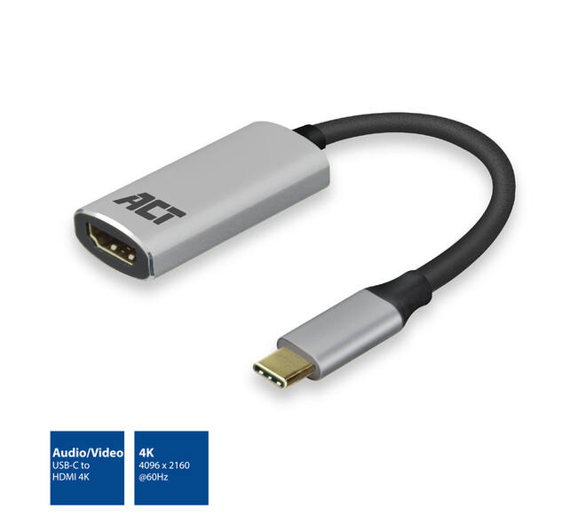 Adapter ACT USB-C naar HDMI