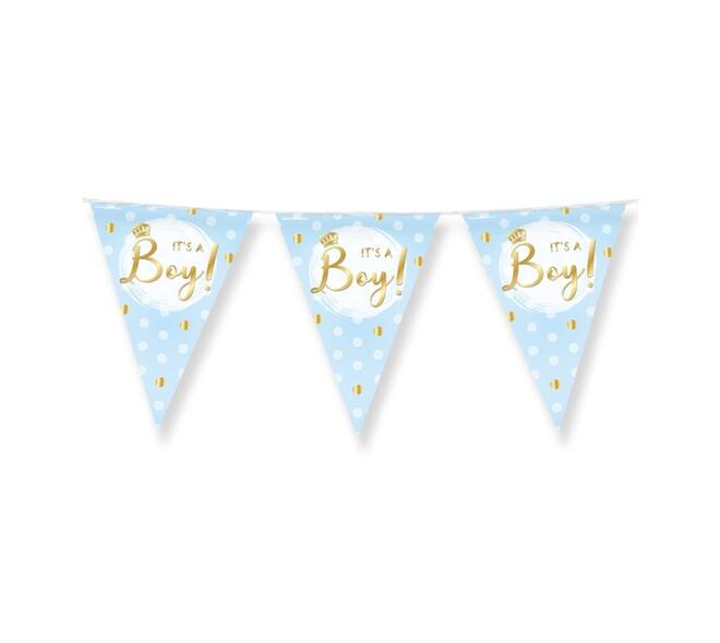 Party Flags foil It's a boy!