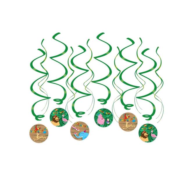 Swirl decorations Jungle