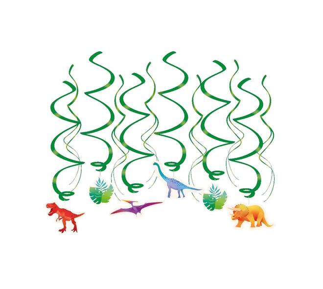 Swirl decorations Dino