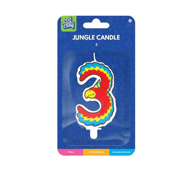 Jungle candle 3 Parrot