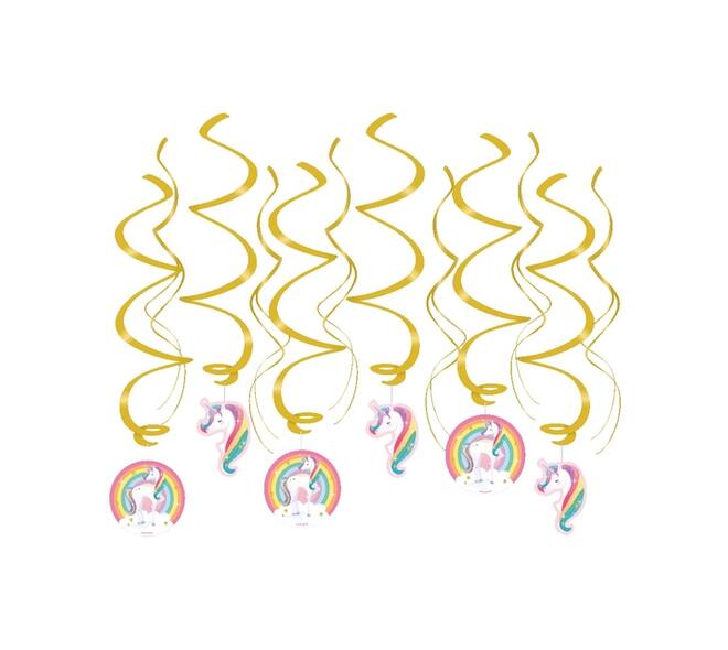 Swirl decorations Unicorn