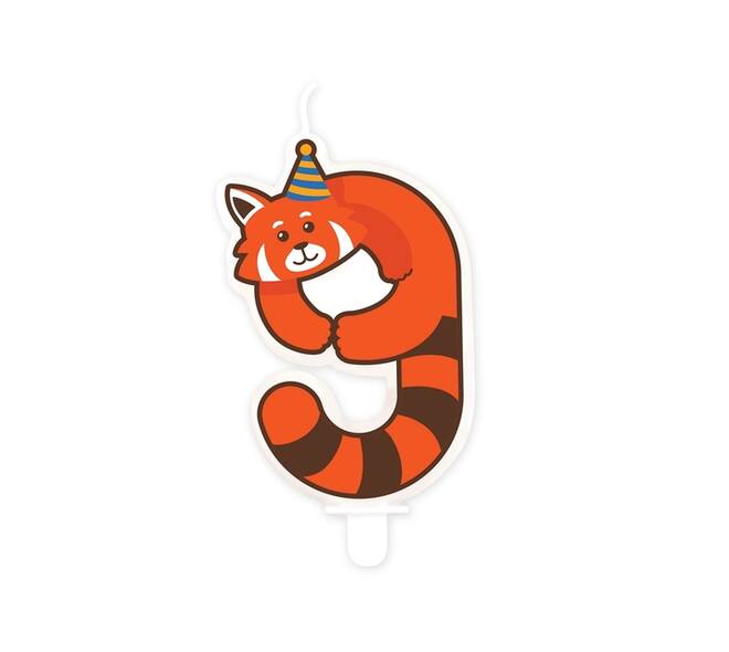 Jungle candle 9 Red Panda