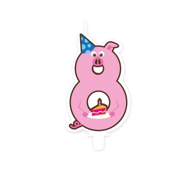 Jungle candle 8 Pig