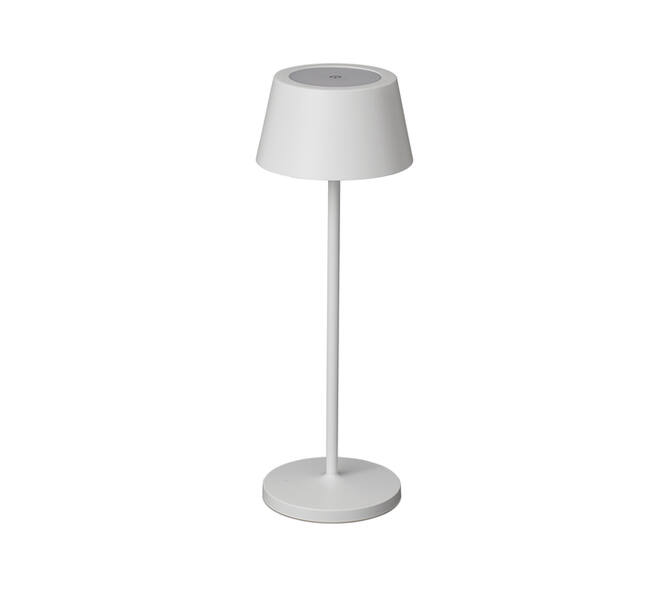 Tafellamp MAUL Nina LED oplaadbaar dimbaar wit