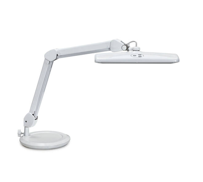 Werkpleklamp MAUL Intro LED dimbaar op voet wit