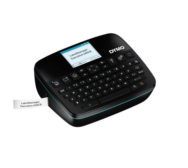 Labelprinter Dymo LabelManager Executive 640CB draagbaar qwerty 24mm zwart in koffer