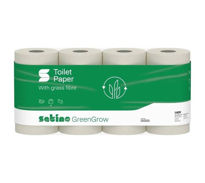 Toiletpapier Satino MT1 GreenGrow 3-laags 8x250vel naturel 079870