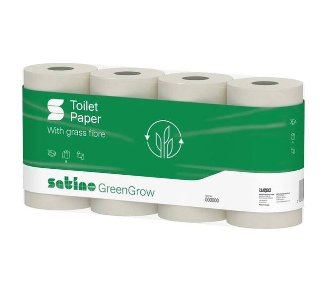 Toiletpapier Satino MT1 GreenGrow 3-laags 8x250vel naturel 079870