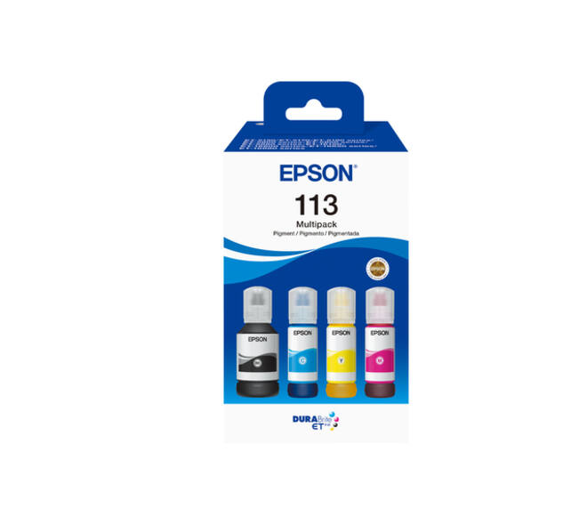 Navulinkt Epson 113 EcoTank zwart + 3 kleuren