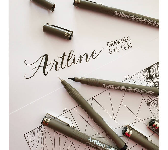 Fineliner Artline technisch 0.5mm assorti